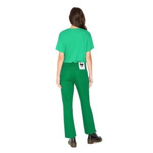 Sandrine Rose x Free People Straight Fit Button Fly Jeans. Size 29. Color Green